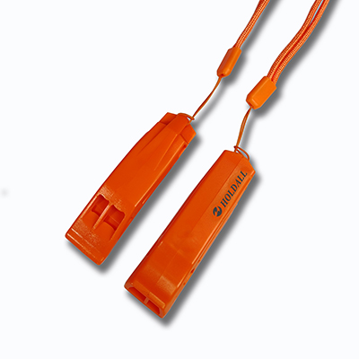 Safety Whistles Orange 2 Pack